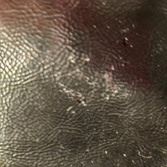 Coach Signature Zoe Black Patent Leather handbag with Deep Orchid lining - Picture 11 of 11